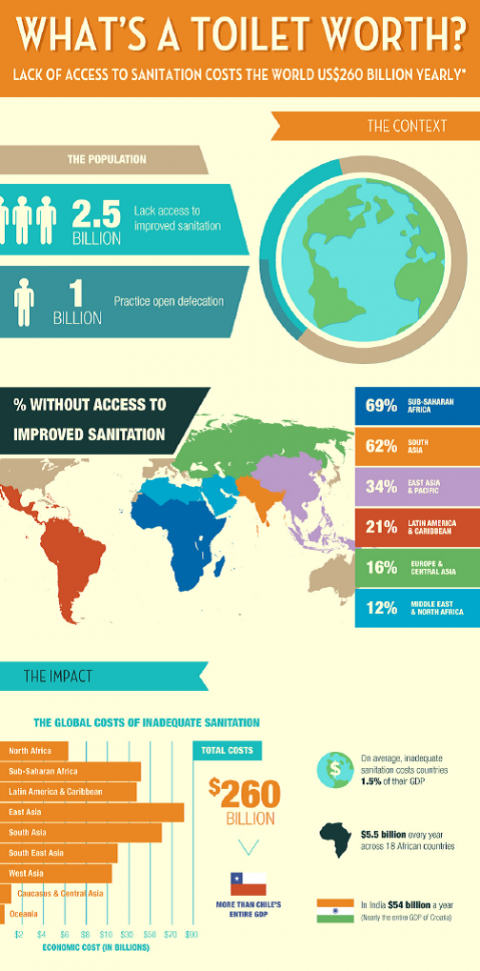 Infographic: What's a Toilet Worth? - Resources • SuSanA