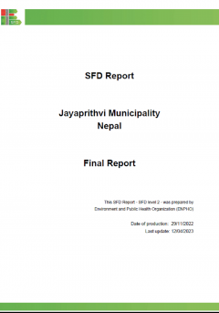 SFD (level 2) Report - Jayaprithvi Municipality, Nepal - Resources • SuSanA