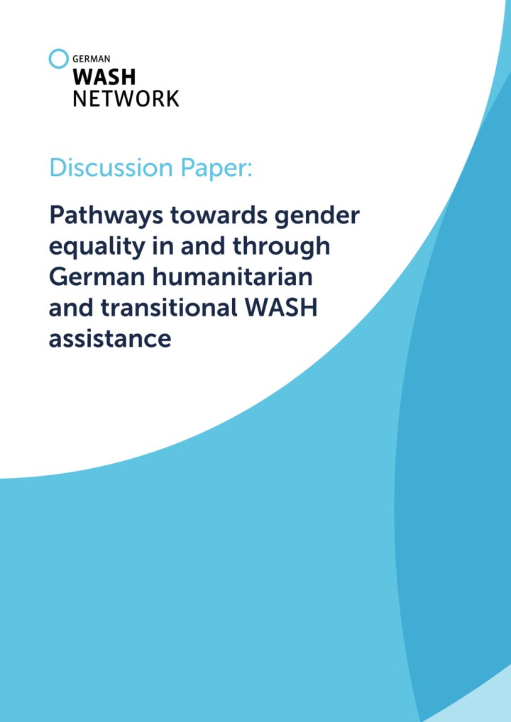 Pathways towards gender equality in and through humanitarian and transitional WASH assistance