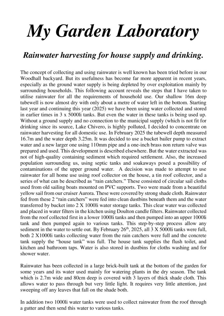 My Garden Laboratory