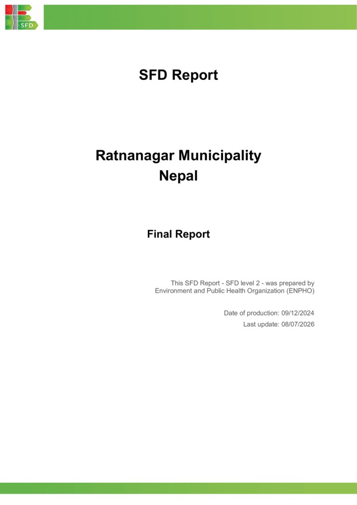 SFD (Level 2) Report - Ratnanagar Municipality, Bagmati Province
