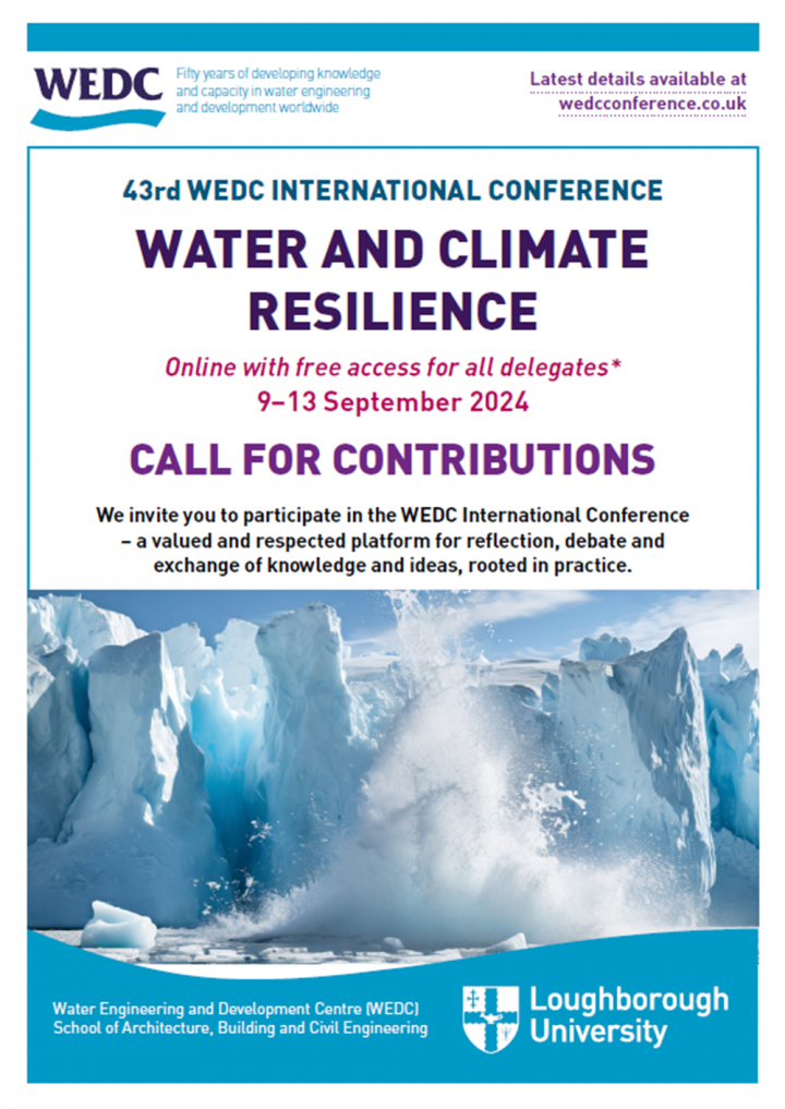 43rd WEDC International Conference - Water and Climate Resilience